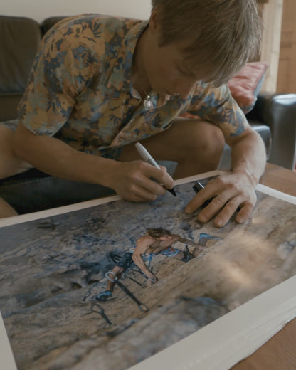 Alex Megos. Le Grand Saccage 9a+/b, Buoux, France, 2025